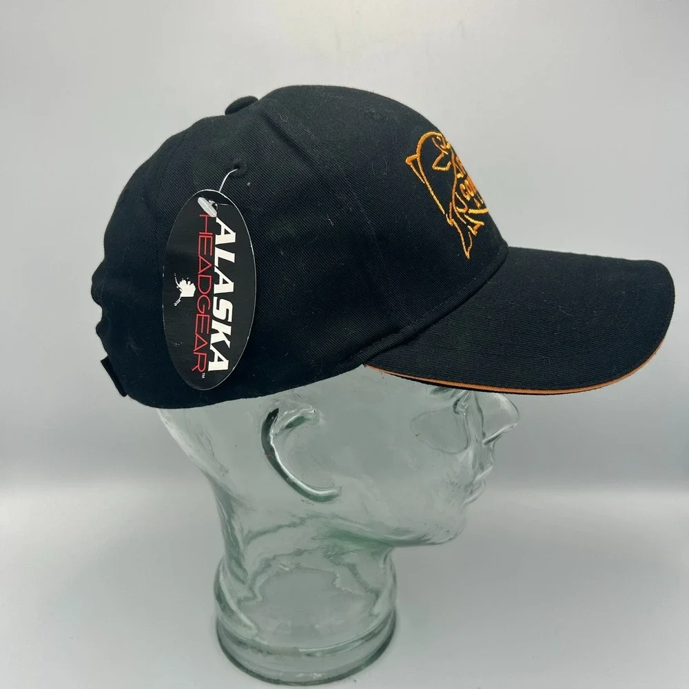Alaska Fish Commander Fishing Hat Salmon Frontier Dad Cap Adjustable Kenai River